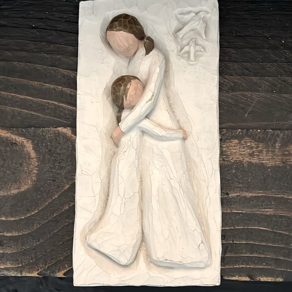 Willow Tree Mother and Daughter 2001 Plaque by Susan Lordi Wall Hanging - Picture 1 of 2